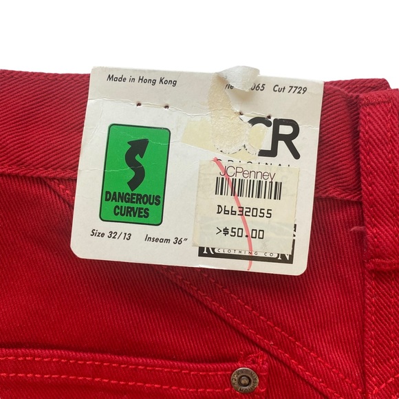 Vintage Rocky Mountain Clothing Co Red Jeans size 32 - Picture 8 of 15